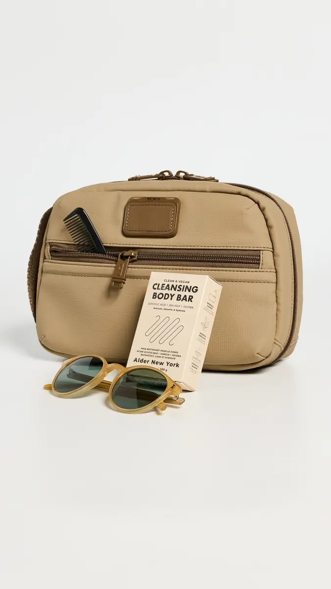 TUMI Response Travel Kit Khaki One Size | Thumbnail 3 TUMI Response Travel Kit Khaki One Size | Thumbnail 3