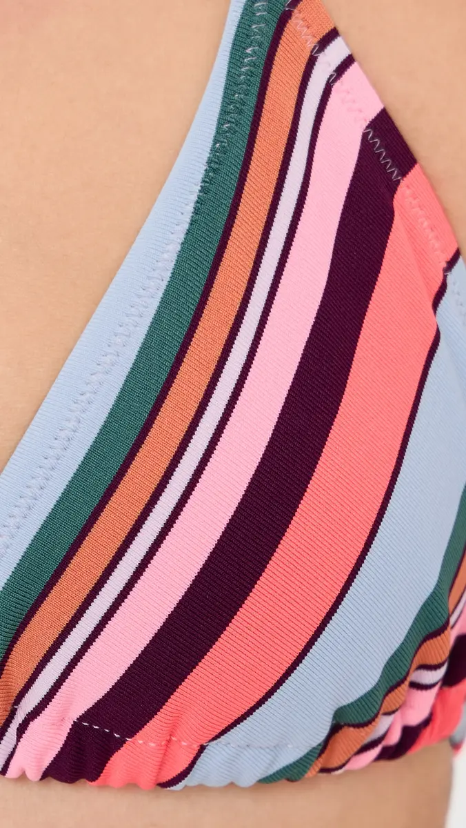 lemlem Malia Triangle Bikini Top Poppy Sunset | Thumbnail 6 lemlem Malia Triangle Bikini Top Poppy Sunset | Thumbnail 6