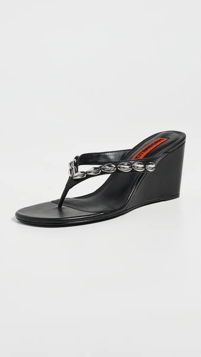 SIMONMILLER Soleil Wedges Black/Silver | Thumbnail 2 SIMONMILLER Soleil Wedges Black/Silver | Thumbnail 2