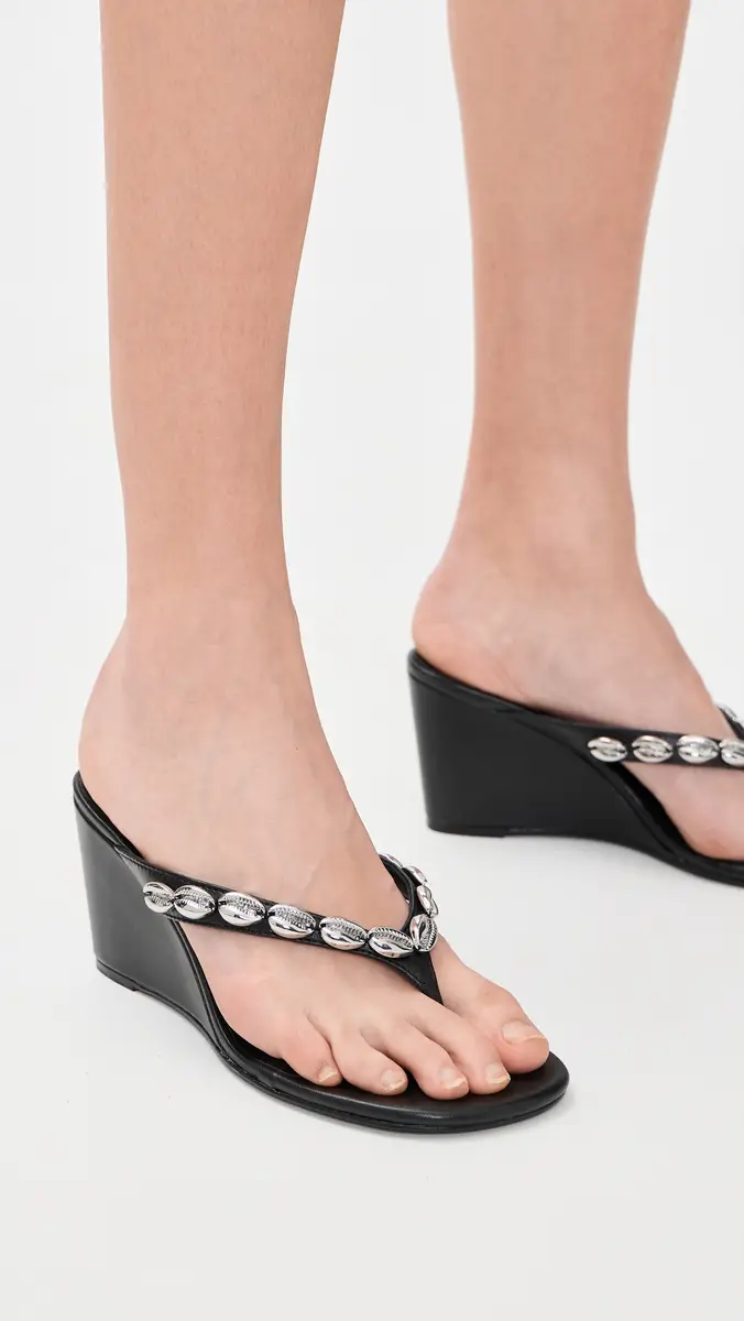 SIMONMILLER Soleil Wedges Black/Silver | Thumbnail 3 SIMONMILLER Soleil Wedges Black/Silver | Thumbnail 3