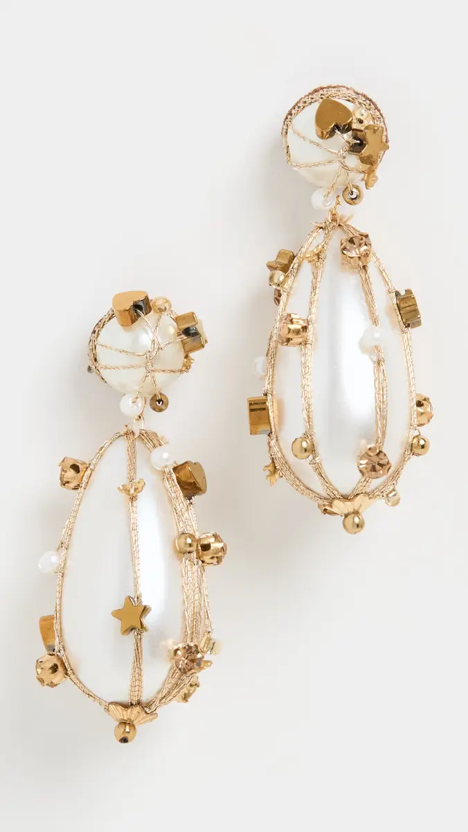 Deepa Gurnani Deepa by Cora Earrings | Thumbnail 2 Deepa Gurnani Deepa by Cora Earrings | Thumbnail 2