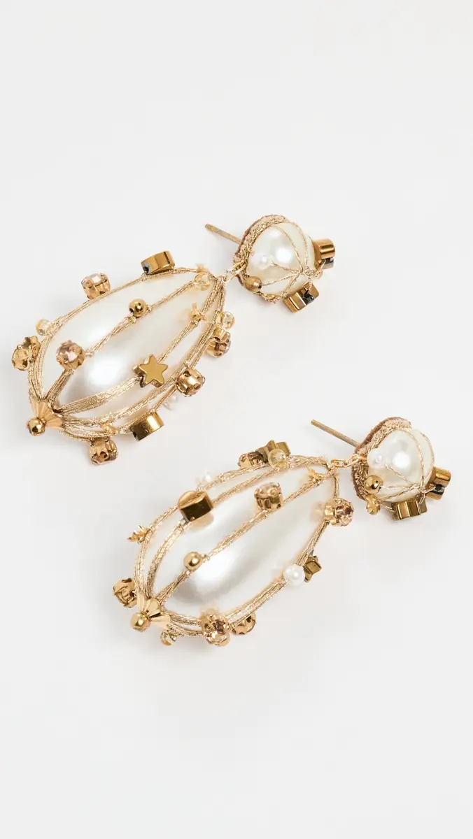 Deepa Gurnani Deepa by Cora Earrings | Thumbnail 4 Deepa Gurnani Deepa by Cora Earrings | Thumbnail 4