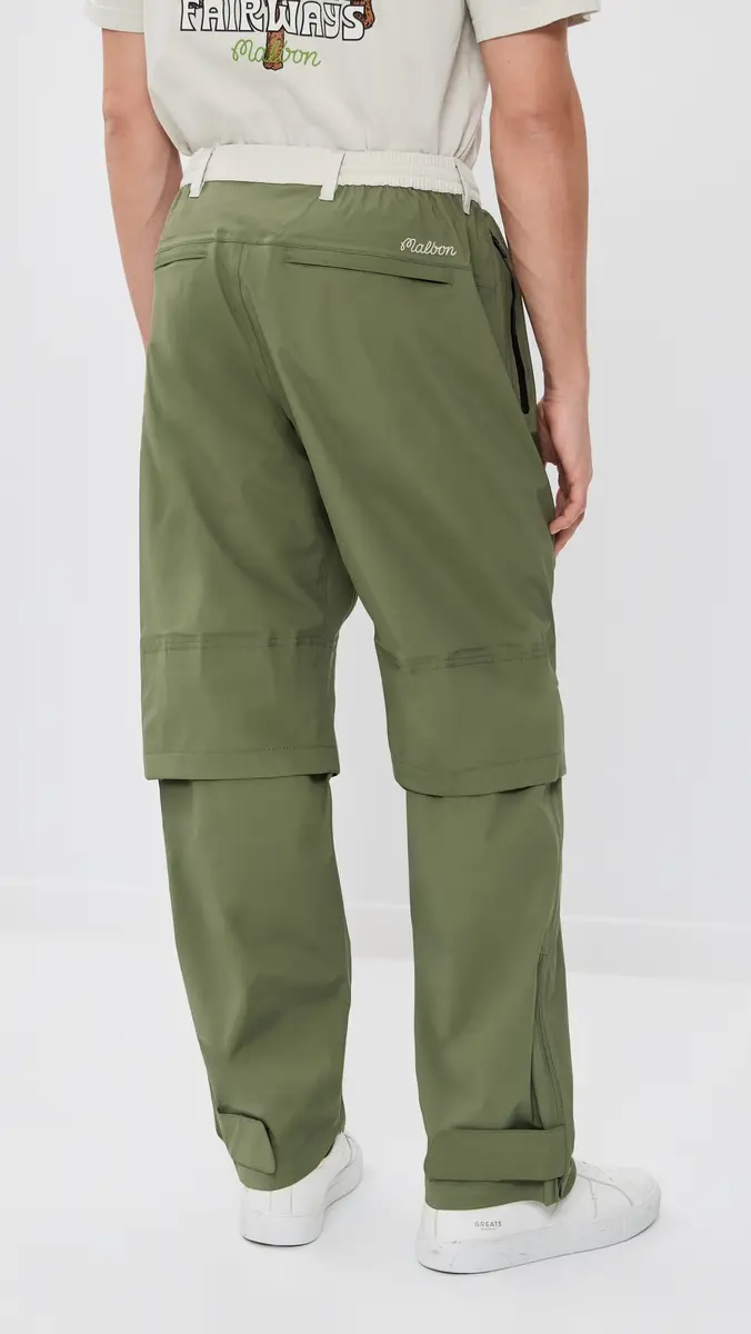 Malbon Foraging Fairways Flint Rain Pants Olivine | Thumbnail 3 Malbon Foraging Fairways Flint Rain Pants Olivine | Thumbnail 3
