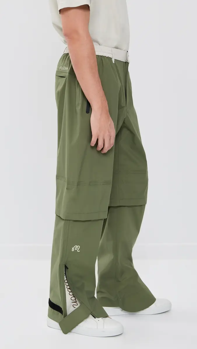 Malbon Foraging Fairways Flint Rain Pants Olivine | Thumbnail 4 Malbon Foraging Fairways Flint Rain Pants Olivine | Thumbnail 4