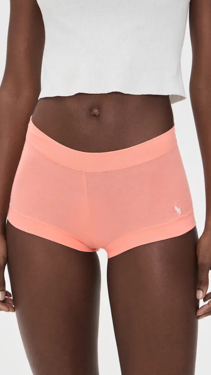 Polo Ralph Lauren Club Cotton Girl Shorts Panties 3 Pack | Thumbnail 3 Polo Ralph Lauren Club Cotton Girl Shorts Panties 3 Pack | Thumbnail 3