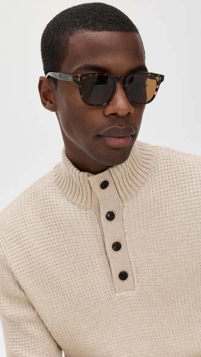GARRETT LEIGHT Ace II Sunglasses Agt/Sfpcof One Size | Thumbnail 4
