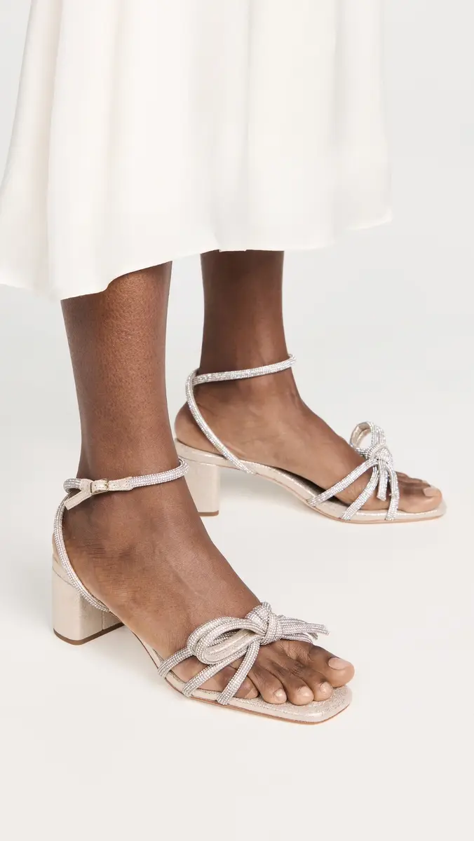 Loeffler Randall Mikel Leather Bow Mid-Heel Sandals | Thumbnail 4 Loeffler Randall Mikel Leather Bow Mid-Heel Sandals | Thumbnail 4