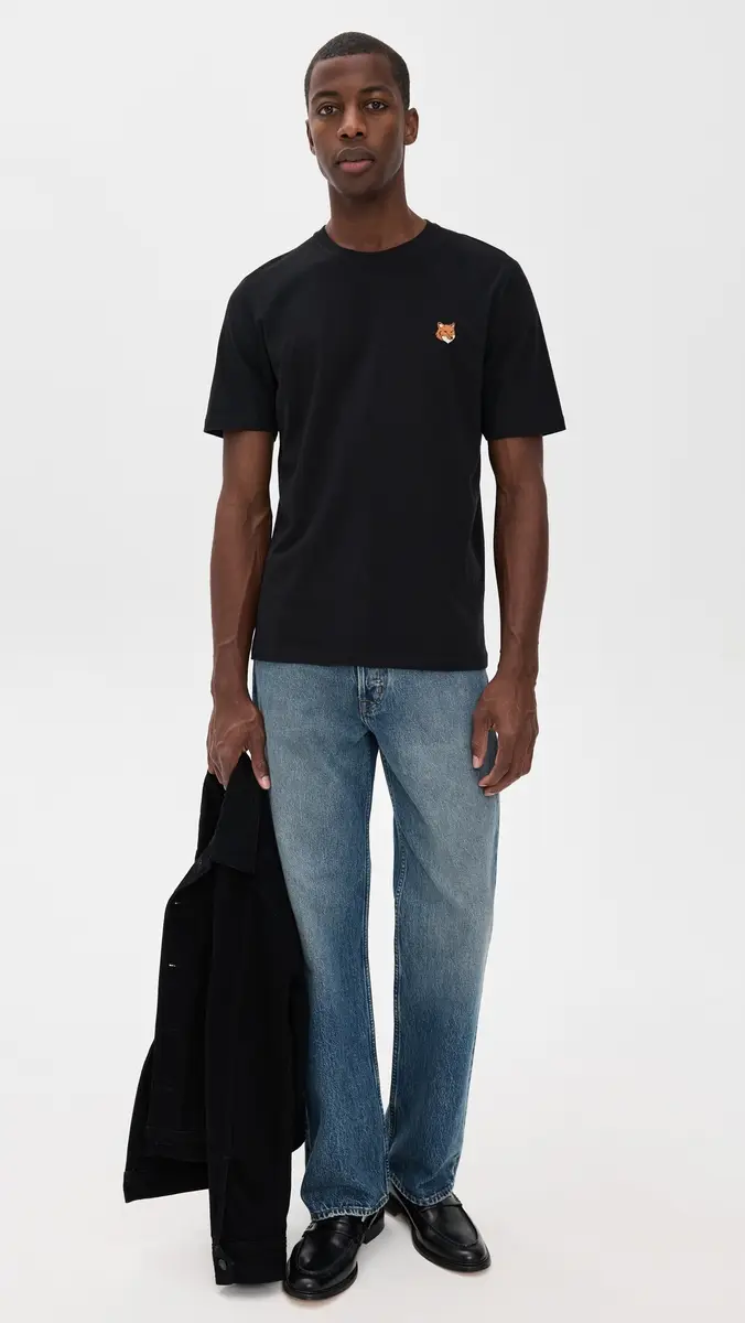 Maison Kitsuné Fox Head Patch Regular Tee | Thumbnail 5 Maison Kitsuné Fox Head Patch Regular Tee | Thumbnail 5