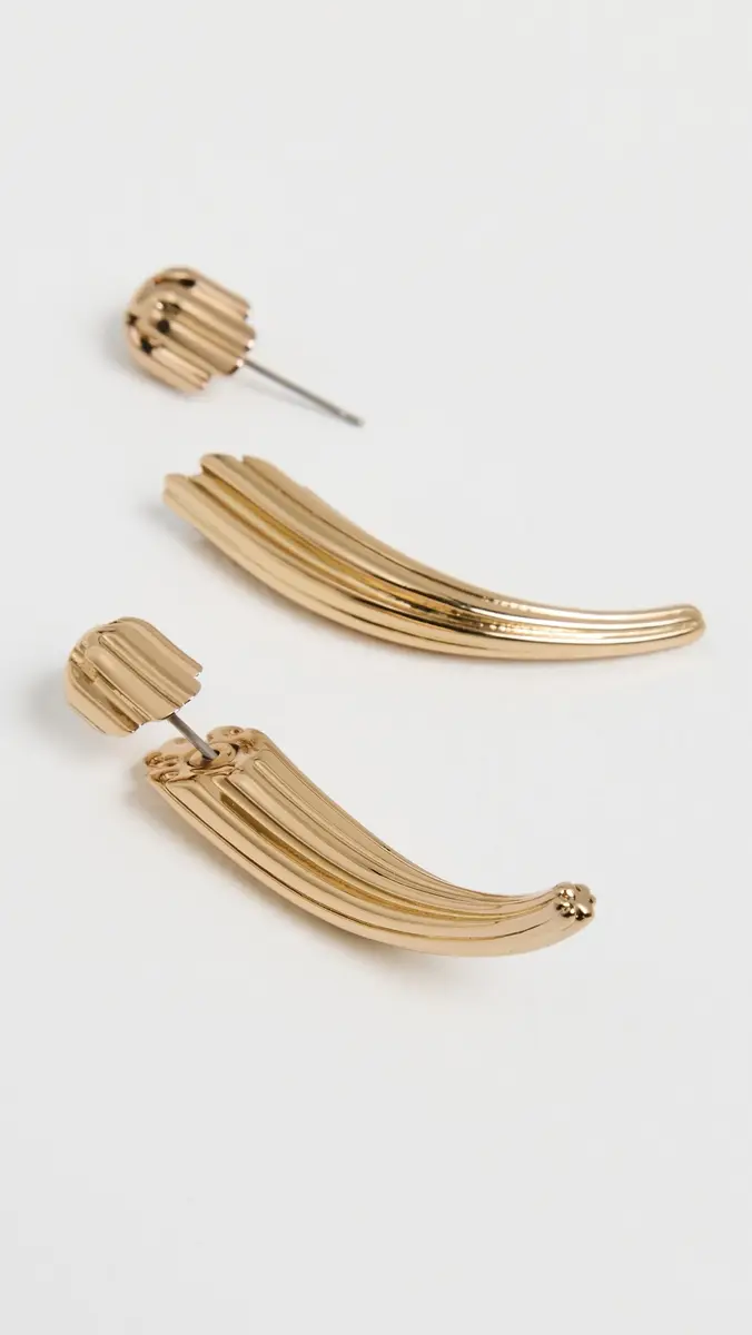Tory Burch Pierced Front-Back Earrings | Thumbnail 4