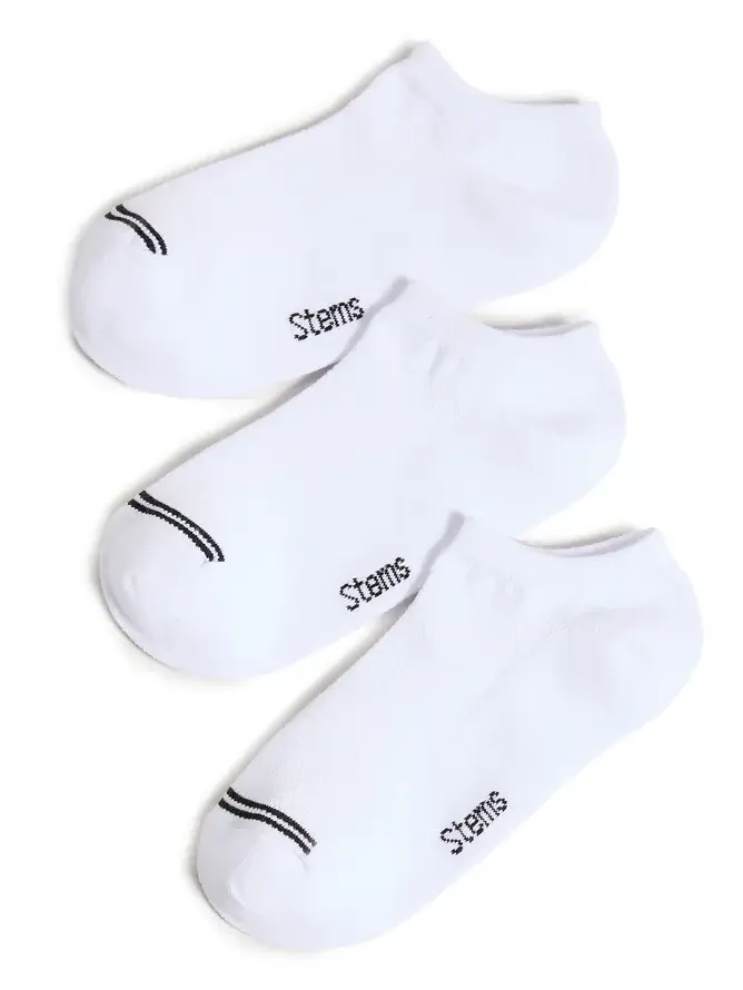 Training No Show Socks 3 Pack