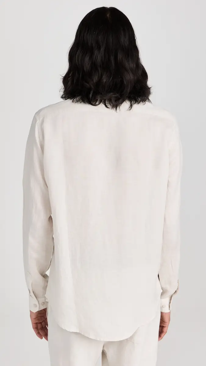 Onia Air Linen Long Sleeve Shirt | Thumbnail 3 Onia Air Linen Long Sleeve Shirt | Thumbnail 3