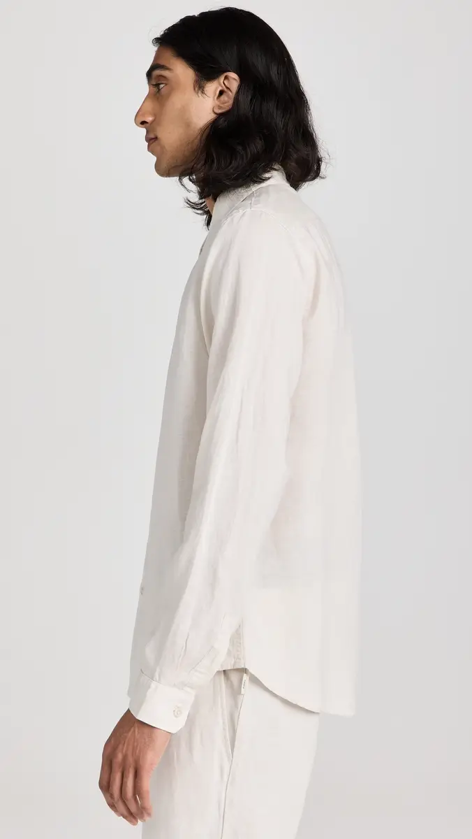 Onia Air Linen Long Sleeve Shirt | Thumbnail 4 Onia Air Linen Long Sleeve Shirt | Thumbnail 4