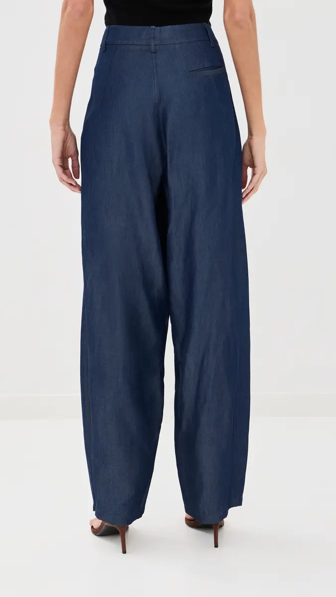 DARKPARK Phebe Chambray Wide Leg Pants | Thumbnail 4 DARKPARK Phebe Chambray Wide Leg Pants | Thumbnail 4