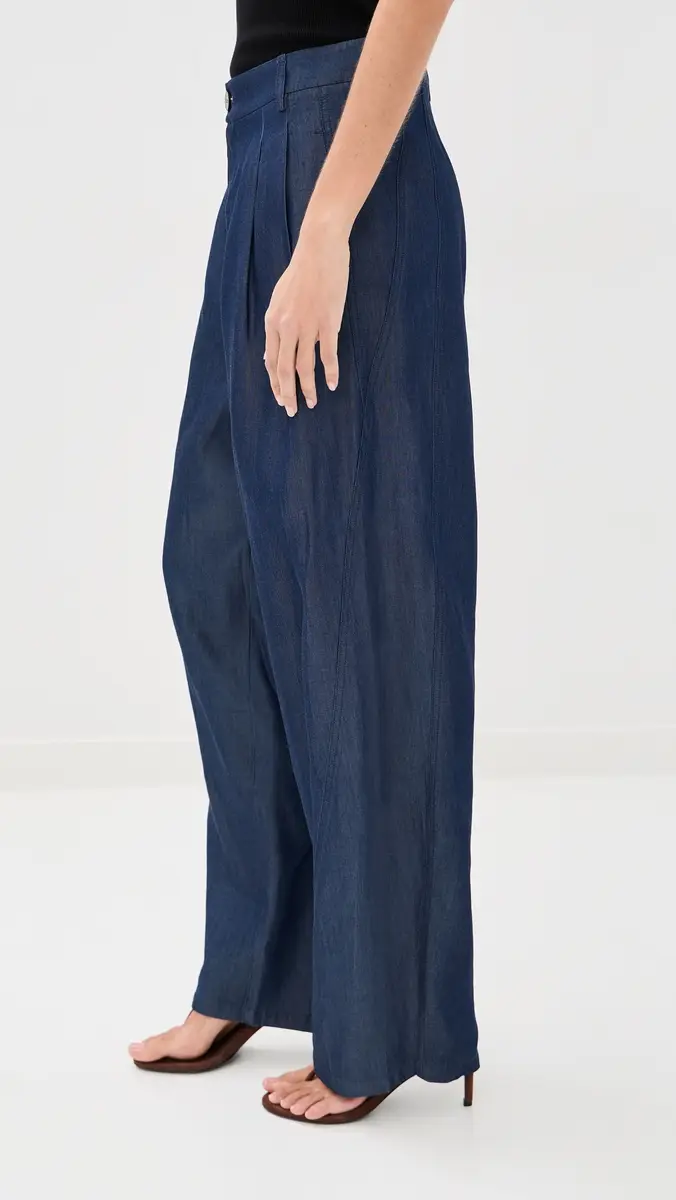 DARKPARK Phebe Chambray Wide Leg Pants | Thumbnail 5 DARKPARK Phebe Chambray Wide Leg Pants | Thumbnail 5