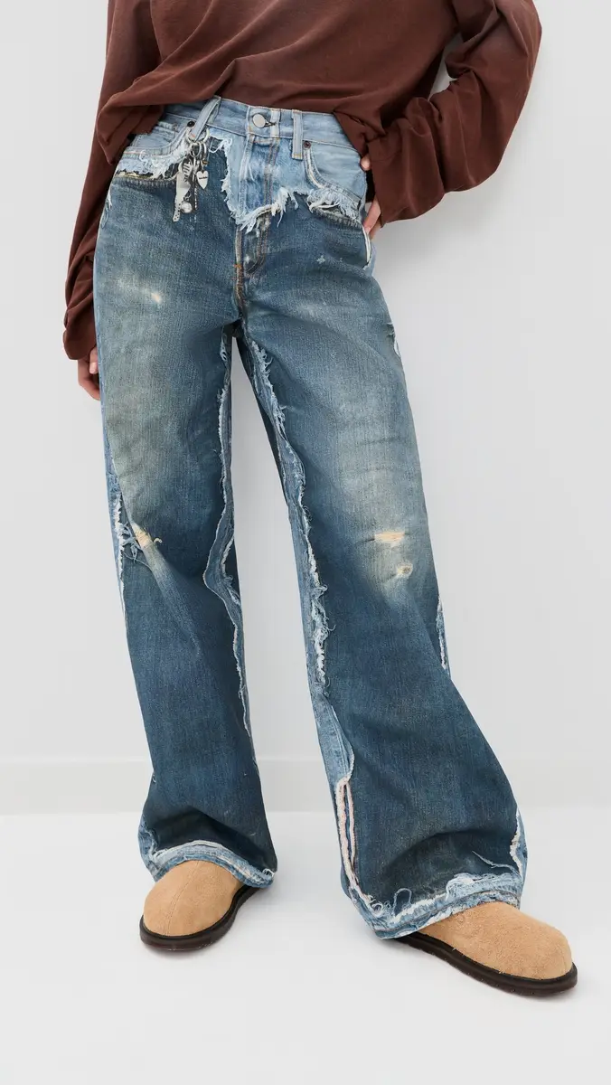 Acne Studios 1981 Denim Trousers Mid Blue | Thumbnail 2 Acne Studios 1981 Denim Trousers Mid Blue | Thumbnail 2