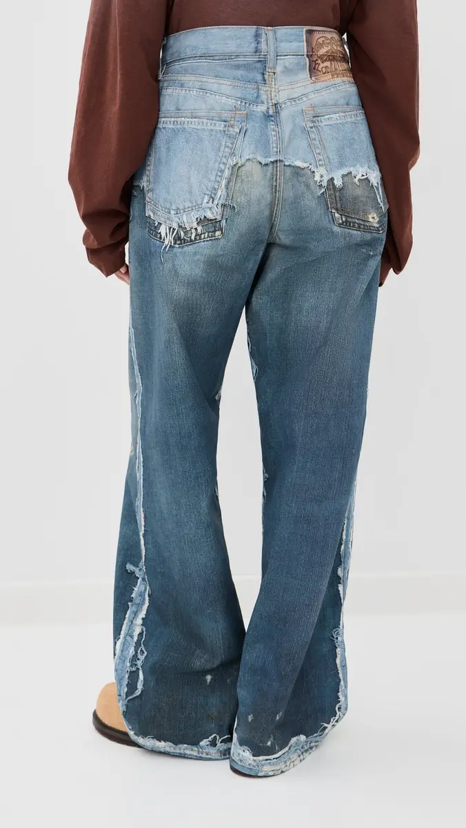 Acne Studios 1981 Denim Trousers Mid Blue | Thumbnail 3 Acne Studios 1981 Denim Trousers Mid Blue | Thumbnail 3