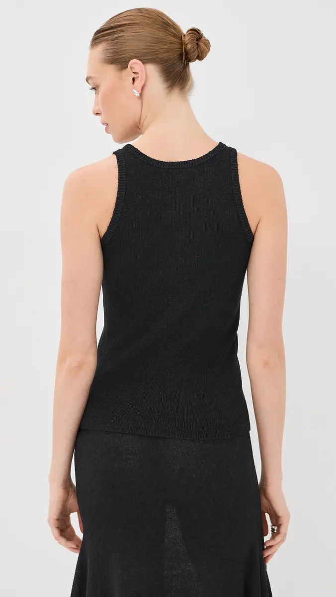 CO Racerback Tank Top Black | Thumbnail 3 CO Racerback Tank Top Black | Thumbnail 3