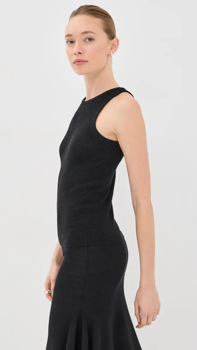 CO Racerback Tank Top Black | Thumbnail 4 CO Racerback Tank Top Black | Thumbnail 4