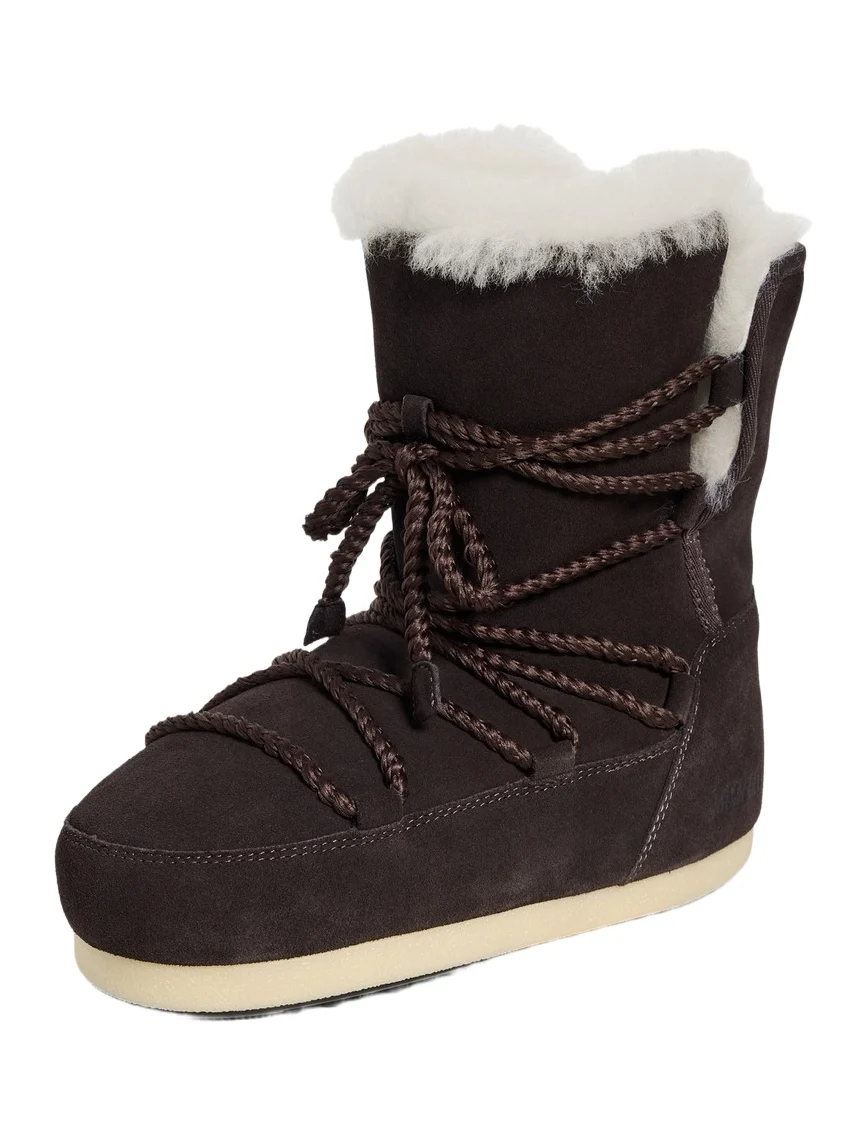 Evx Suede Shearling Boots Evx Suede Shearling Boots