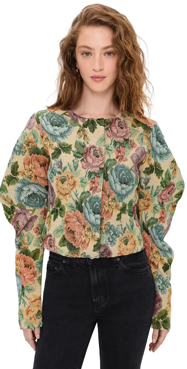 Line & Dot Cambria Jacket Cream Multi | Image 1 Line & Dot Cambria Jacket Cream Multi | Image 1