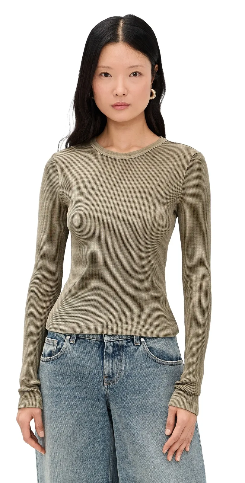 Pilar Waffle Crewneck