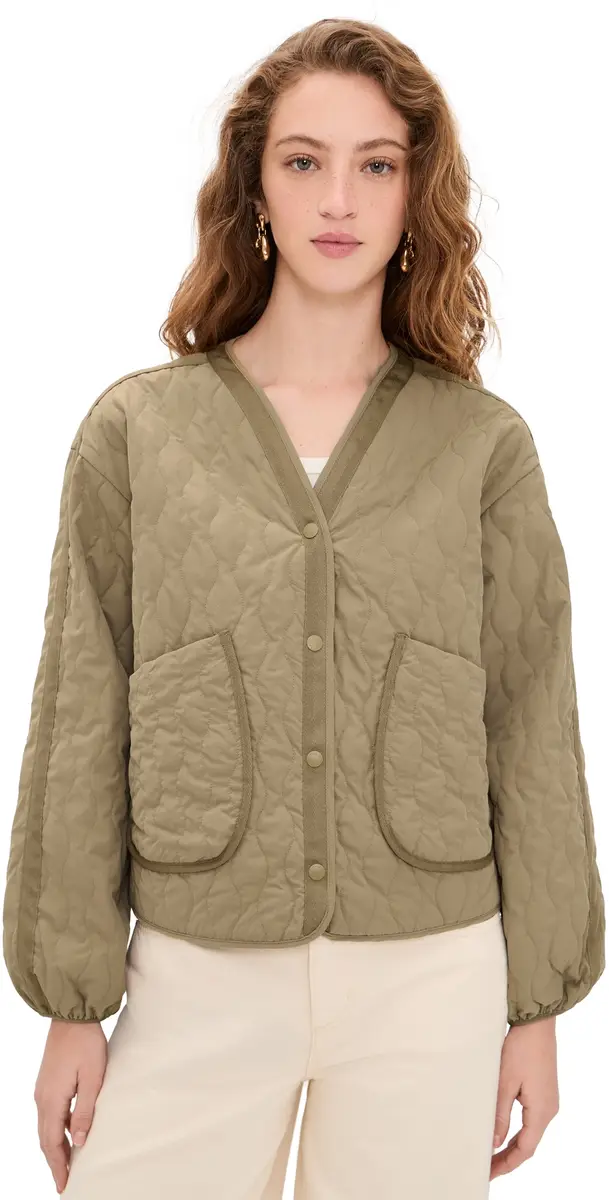 Save The Duck Fara Jacket Khaki Brown | Image 1 Save The Duck Fara Jacket Khaki Brown | Image 1