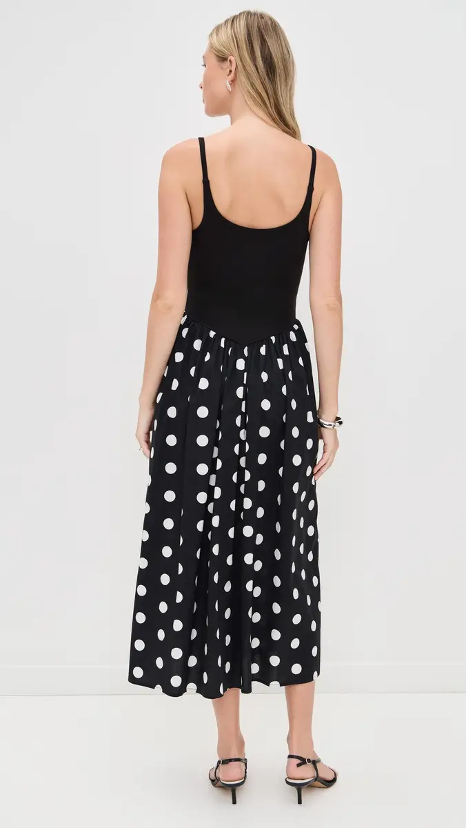 LE BOP Alix Mixed Fabric Tank Dress | Thumbnail 3