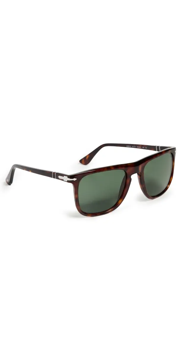Officine Pilot Sunglasses Havana/Green One Size Officine Pilot Sunglasses Havana/Green One Size