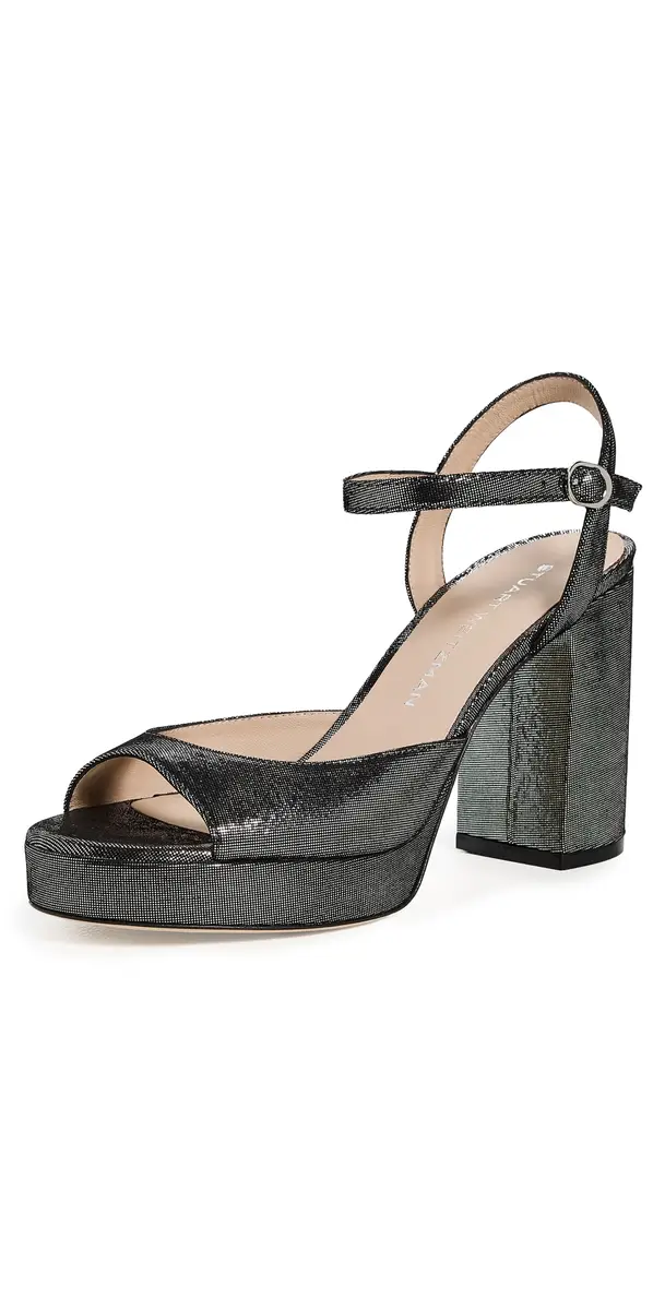Stuart Weitzman Dayna II Platforms Silver | Image 1 Stuart Weitzman Dayna II Platforms Silver | Image 1