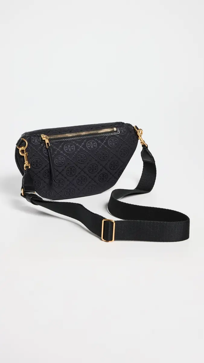 Tory Burch T Monogram Belt Bag Black One Size | Thumbnail 4