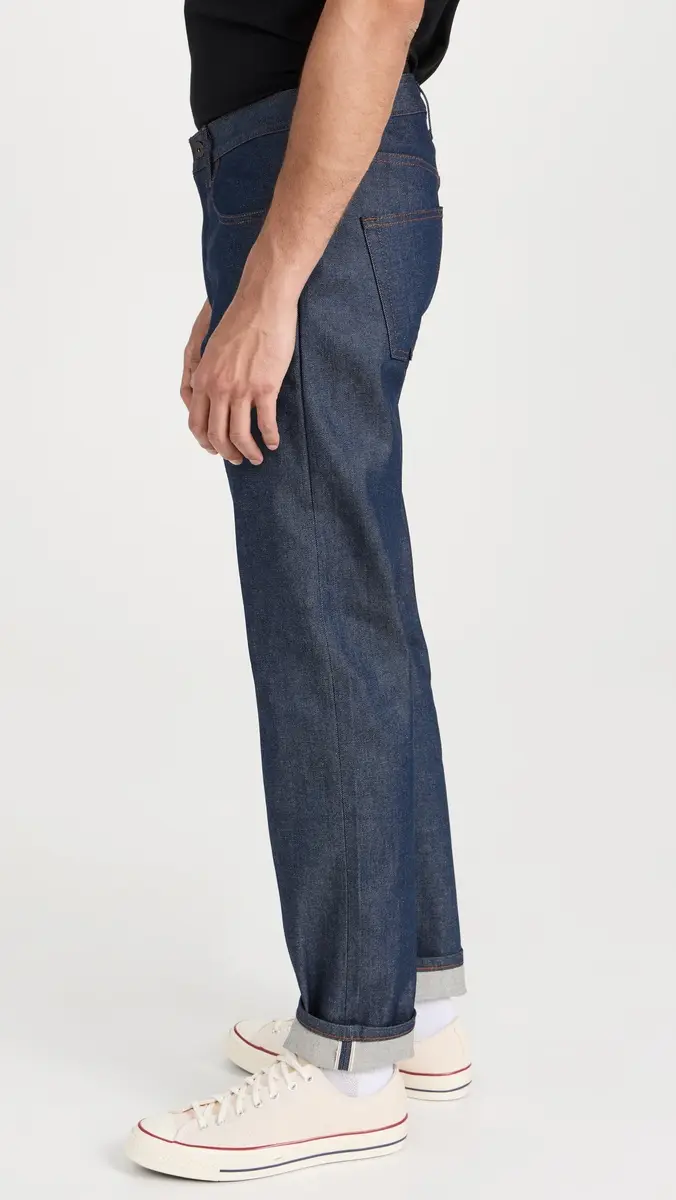 Naked & Famous Denim Easy Guy Natural Indigo Selvedge Jeans | Thumbnail 4