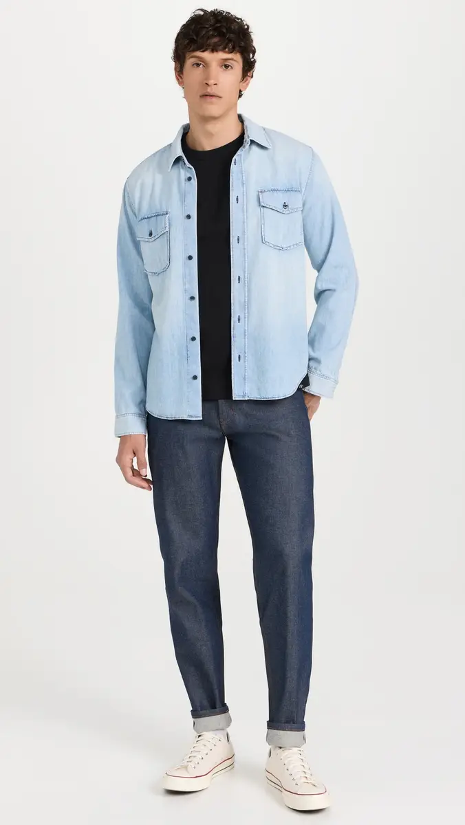 Naked & Famous Denim Easy Guy Natural Indigo Selvedge Jeans | Thumbnail 5