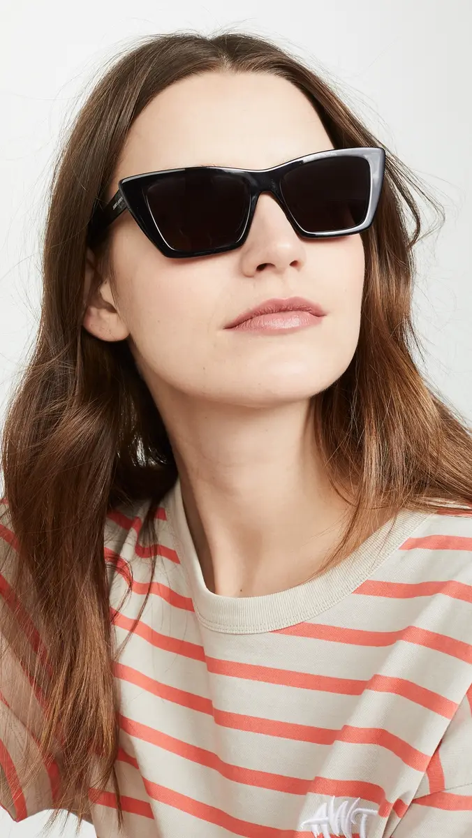 Saint Laurent SL 737 Mica Thin Cat Eye Sunglasses | Thumbnail 4 Saint Laurent SL 737 Mica Thin Cat Eye Sunglasses | Thumbnail 4