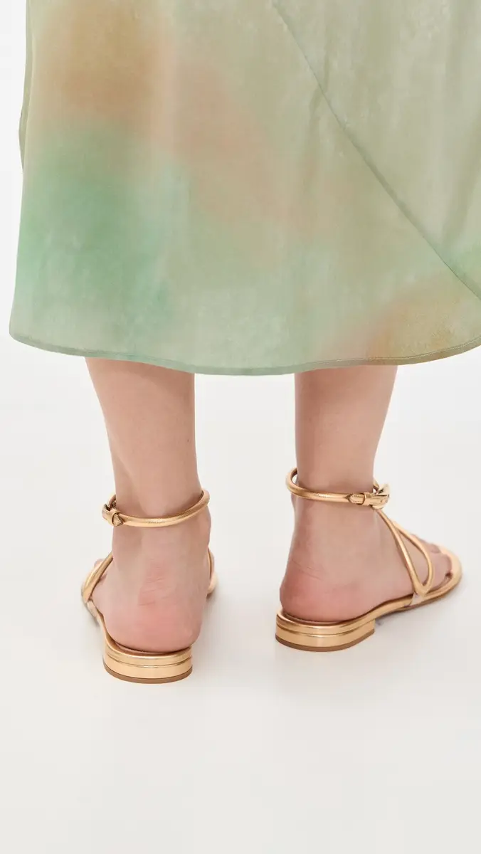 Gianvito Rossi Black Mamba Flats Mekong/Trasp | Thumbnail 5