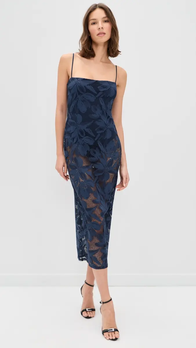AFRM Marsaille Dress Black Iris | Thumbnail 2