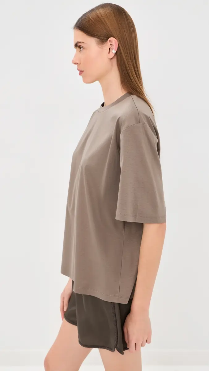 RÓHE Oversized Cotton Silk T-Shirt | Thumbnail 4 RÓHE Oversized Cotton Silk T-Shirt | Thumbnail 4