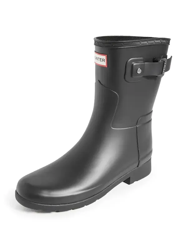 Refined Short Matte Boots Refined Short Matte Boots