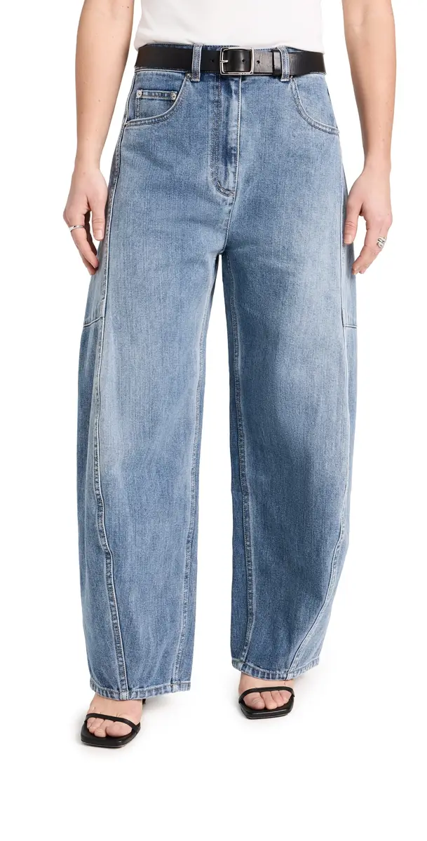 Tibi Petite Classic Wash Denim Sid Jeans Classic Blue | Image 1 Tibi Petite Classic Wash Denim Sid Jeans Classic Blue | Image 1