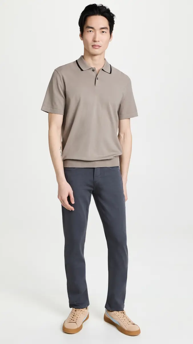 PAIGE Lennox Transcend Slim Jeans Pewter Stone | Thumbnail 5 PAIGE Lennox Transcend Slim Jeans Pewter Stone | Thumbnail 5