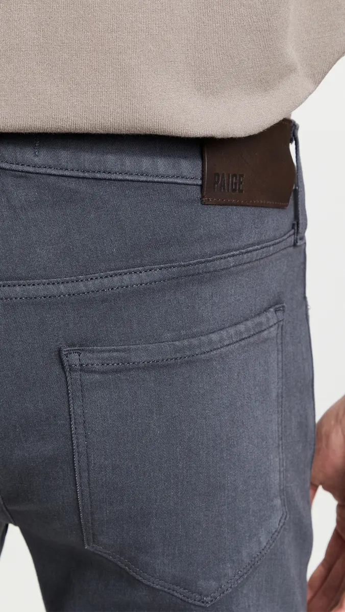 PAIGE Lennox Transcend Slim Jeans Pewter Stone | Thumbnail 6 PAIGE Lennox Transcend Slim Jeans Pewter Stone | Thumbnail 6