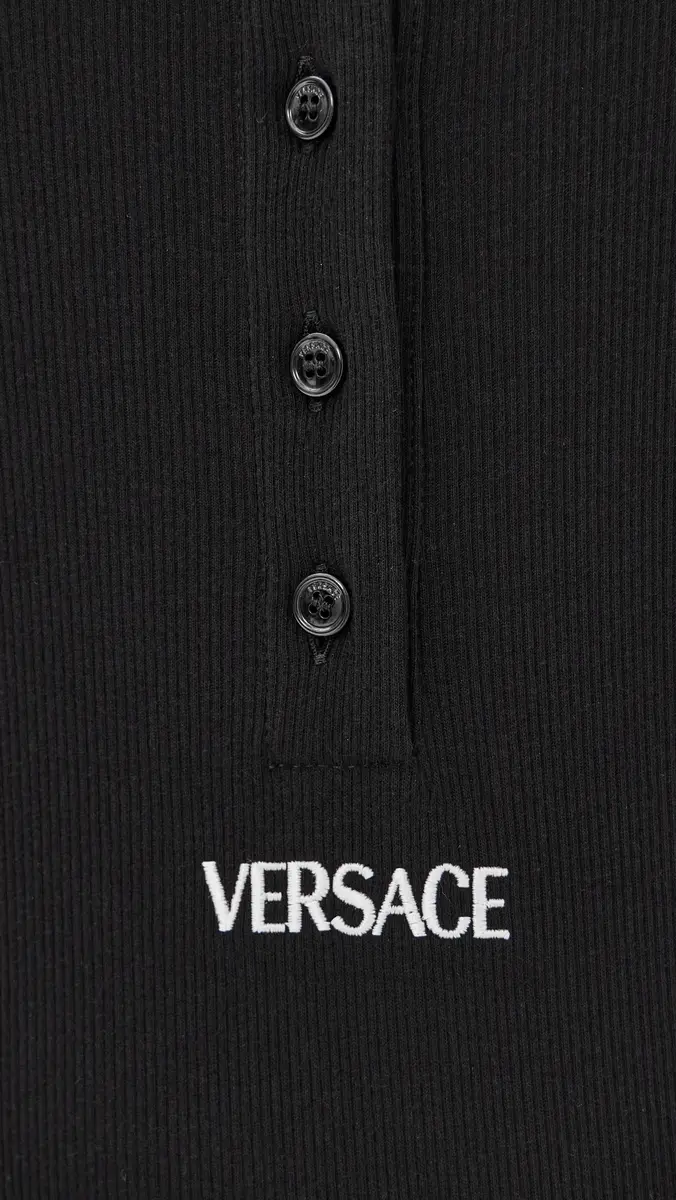 Versace Bio Cotton Rib Thong Bodysuit | Thumbnail 6 Versace Bio Cotton Rib Thong Bodysuit | Thumbnail 6