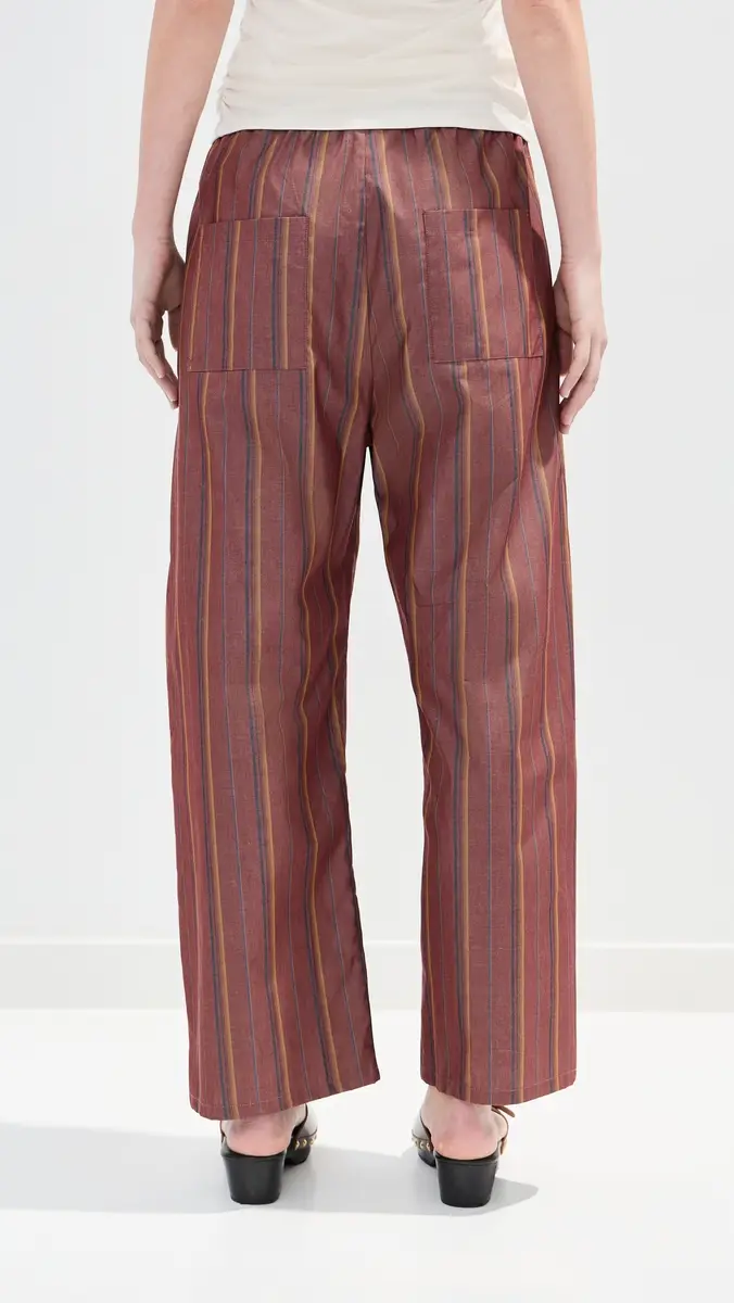 LE BOP Kelsey Pants Rust Stripe | Thumbnail 3 LE BOP Kelsey Pants Rust Stripe | Thumbnail 3