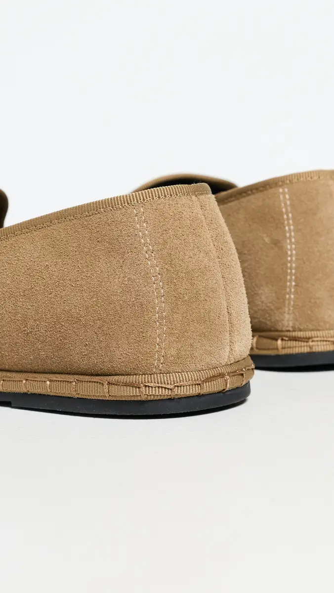 Soludos The All-Weather Suede Loafers Camel Brown | Thumbnail 3
