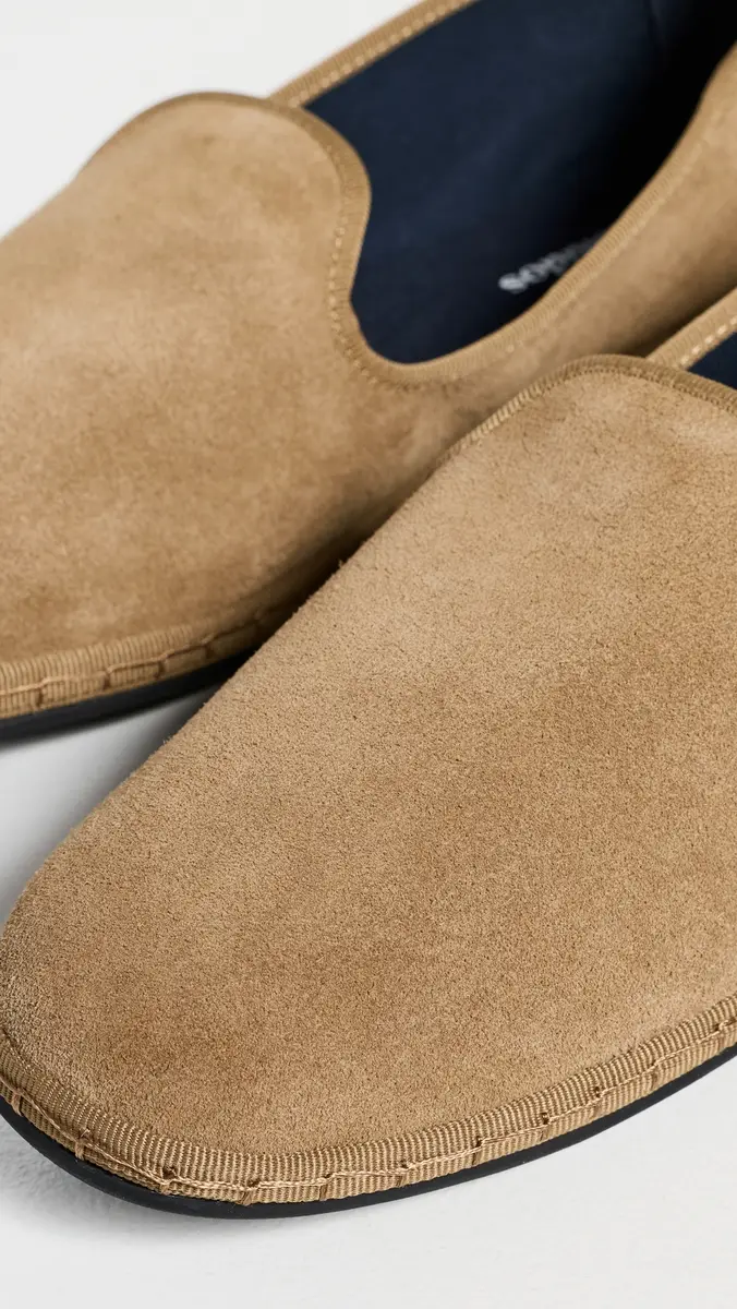 Soludos The All-Weather Suede Loafers Camel Brown | Thumbnail 5
