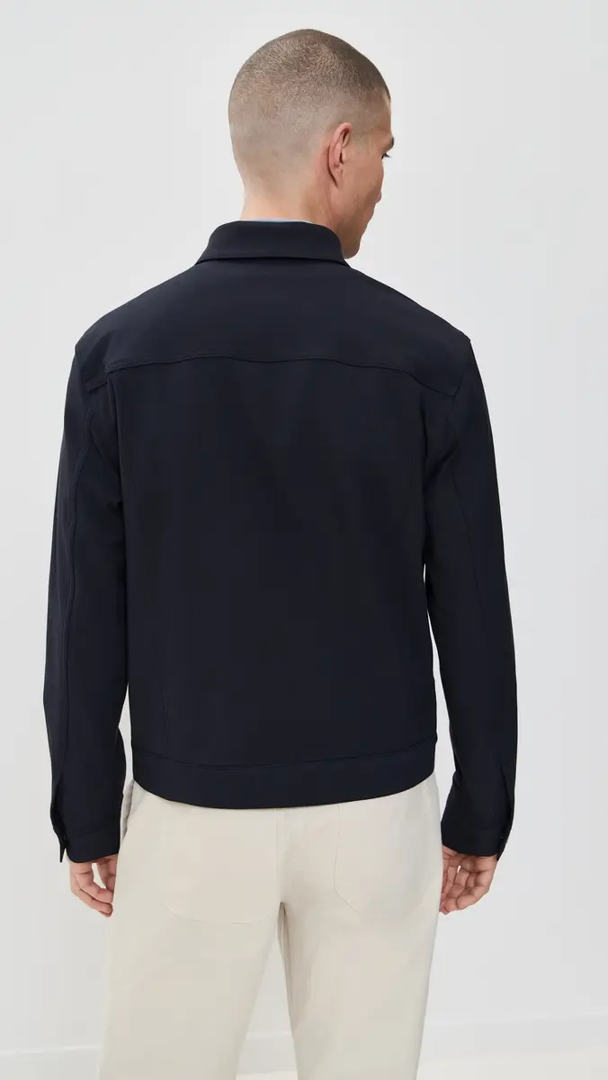 Theory River Jacket in Neoteric Twill Dark Navy | Thumbnail 3 Theory River Jacket in Neoteric Twill Dark Navy | Thumbnail 3