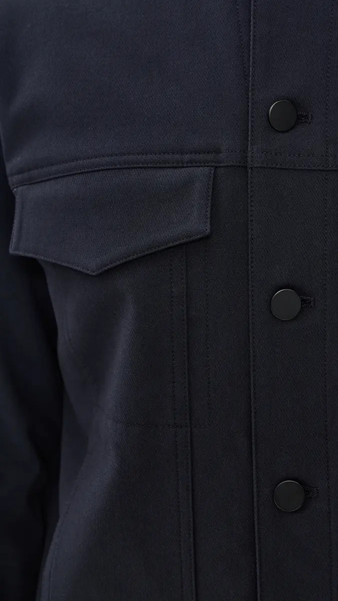 Theory River Jacket in Neoteric Twill Dark Navy | Thumbnail 6 Theory River Jacket in Neoteric Twill Dark Navy | Thumbnail 6