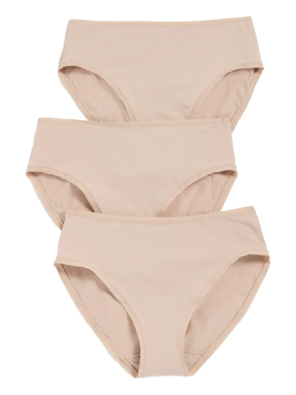 Bliss Bare Cotton Hipster 3 Pack