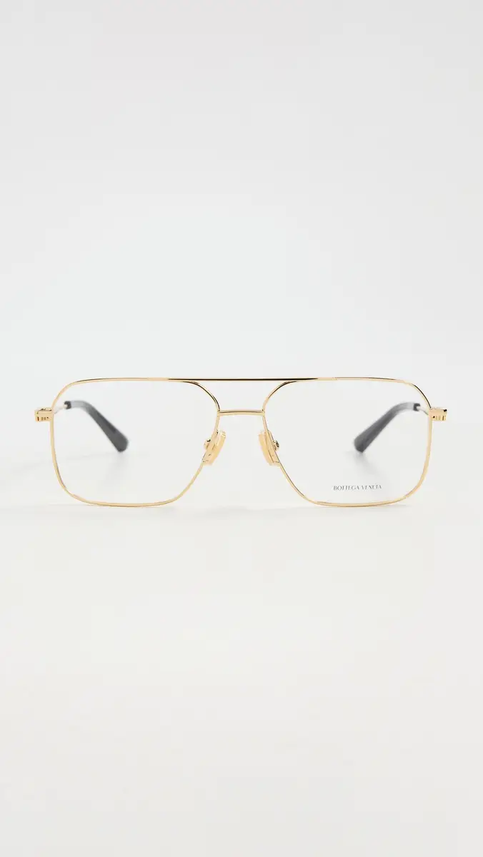 Bottega Veneta BV1384O Glasses Gold/Transparent One Size | Thumbnail 2 Bottega Veneta BV1384O Glasses Gold/Transparent One Size | Thumbnail 2