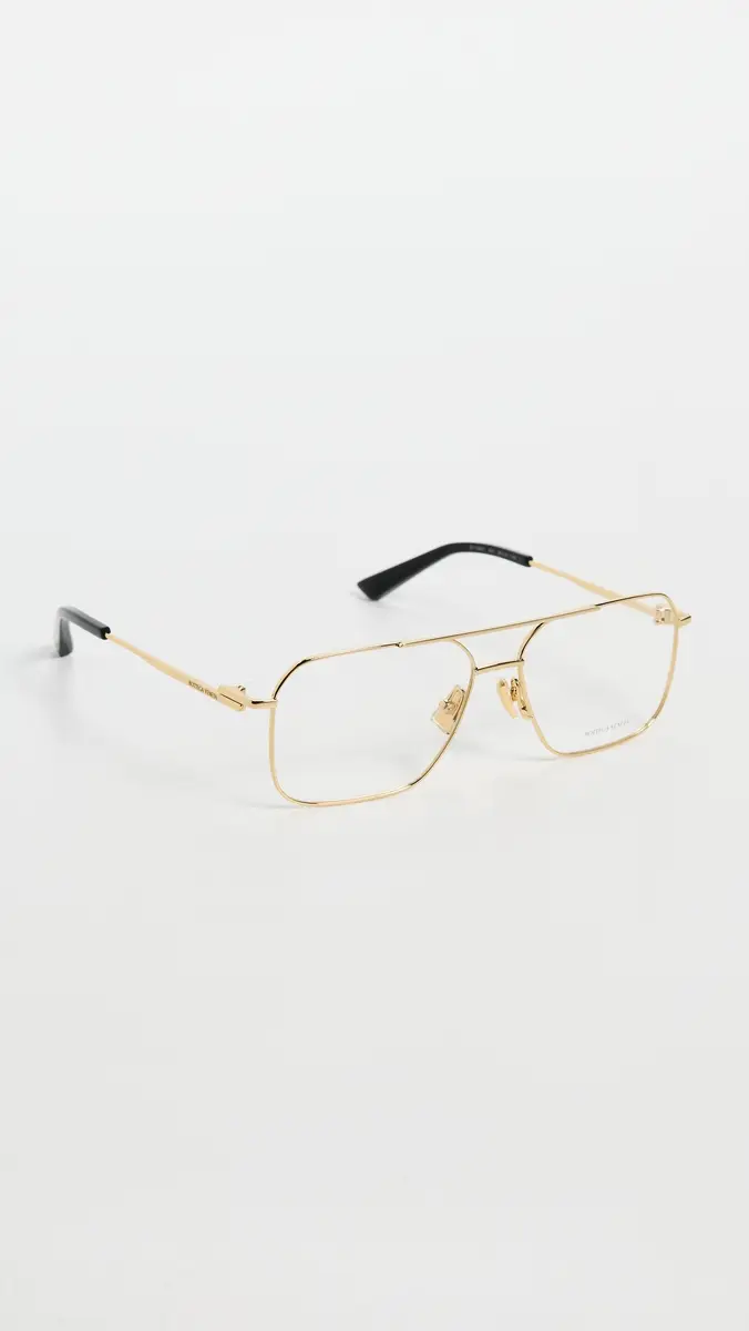 Bottega Veneta BV1384O Glasses Gold/Transparent One Size | Thumbnail 4 Bottega Veneta BV1384O Glasses Gold/Transparent One Size | Thumbnail 4