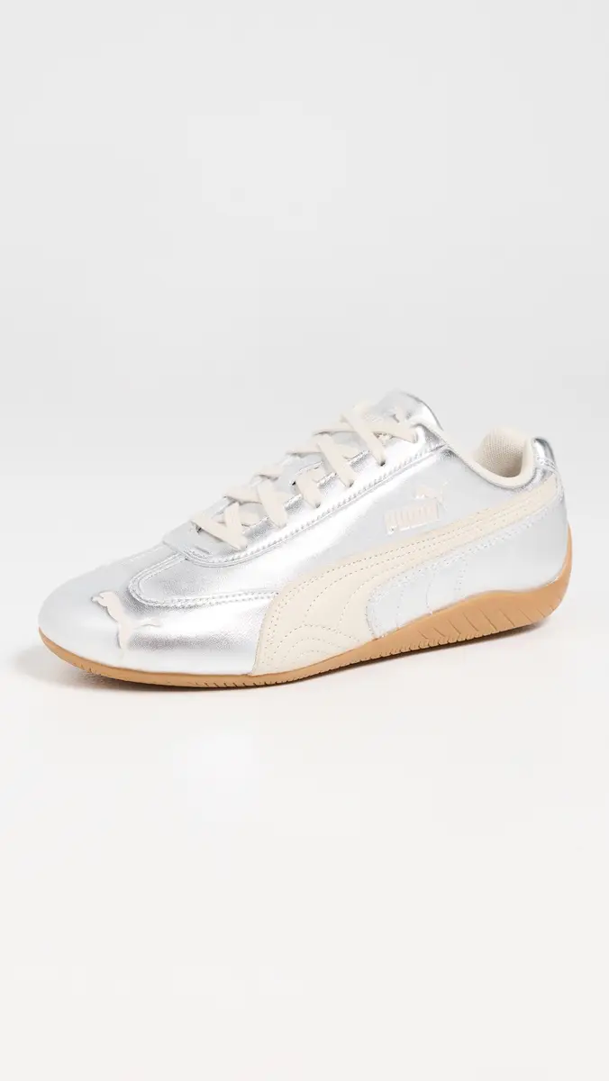 Puma Speedcat Silver Sneakers Alpine Snow/Gum 7 | Thumbnail 2 Puma Speedcat Silver Sneakers Alpine Snow/Gum 7 | Thumbnail 2